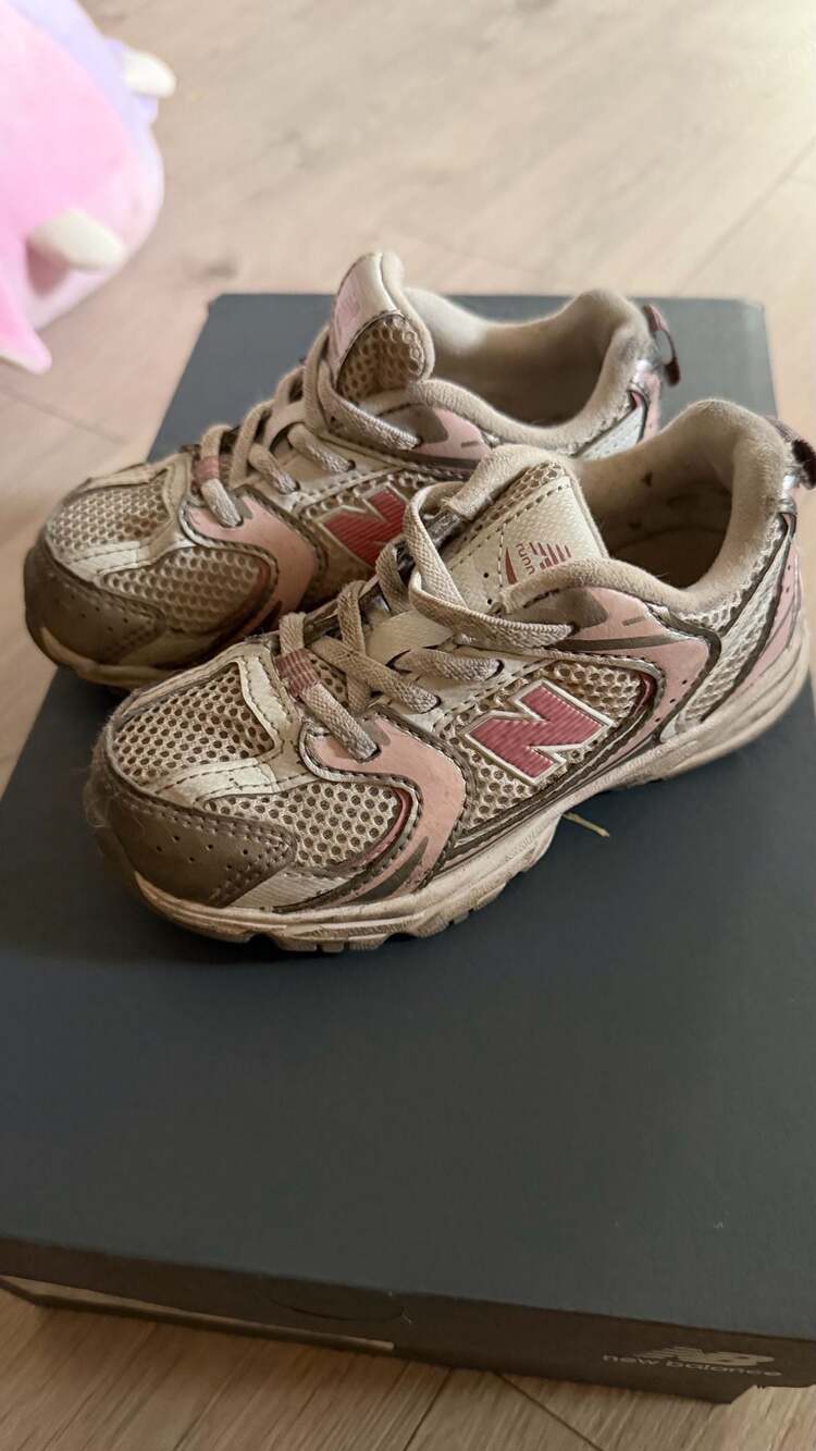 New Balance 530 Toddler Bungee Athletic Shoes in Reflection/Pink Taffy